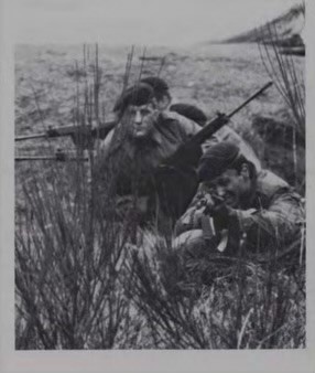 Jason Donville, Author, winter 1984, Vancouver Island - preparing for war.
